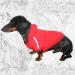 Ducomi 100% Cotton Dog Sweatshirt - Warm Monochrome Coat for Dogs of All Sizes (XS to 9XL) - Stylish Red Sweater for Small & Large Breeds - Buy Online on GoSupps.com