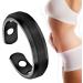 Weing Magnet Ring for Lymph Therapy - Therapeutic Magnet Rings for Stress Relief & Pain Management | Shiny Black Slim Design with 4 Magnets - Buy Online on GoSupps.com