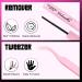 Veleasha DIY Lash Extension Kit - 228Pcs D Curl Individual & 40D Cluster Lashes for Beginners | Wispy & Fluffy Eyelash Extensions (9-16mm - Buy Online on GoSupps.com