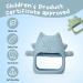 Fixed Toys for Babies | 2-Piece Silicone Bite Rings for Teething Relief | Ideal Baby Shower Gifts | Perfect for Toddlers (Boys & Girls) | Shop Internationally - Buy Online on GoSupps.com