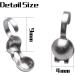 200Pcs Stainless Steel Calottes End Crimps for Jewelry Making - Buy Online on GoSupps.com