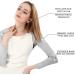TSLRSA UV Protection Bolero | 2-Piece Cooling Scarf Arm Cuffs with Finger Holes - Blue & Purple - Buy Online on GoSupps.com