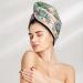 Super Absorbent Succulent Plant Dry Hair Cap for Women | Quick Dry Soft and Elastic Wrap for Long Thick Hair - Buy Online on GoSupps.com