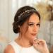 IYOU Sparkly Crystal Headband Black Shiny Rhinestone Hair Bands Flower Party Prom Hair Accessories for Women and Girls - Buy Online on GoSupps.com