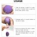 Filfeel Konjac Sponge Set - 6 Natural Facial & Body Sponges - Water Drop & Round Shapes - Eco-Friendly Skin Care - Buy Online on GoSupps.com