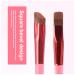 3PC Multi-Functional Eyebrow Brush Set - Professional Angled Contour and Concealer Tool (Black Small) - Buy Online on GoSupps.com