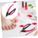 Healeved A Cross-type Shear Stainless Steel Scissors Fake One-line Fingernail Nail Cutters for Nail Tips Manicure Clipper Nail Stuff One- Line Nail Clipper Trimmer Artificial Acrylic - Buy Online on GoSupps.com