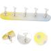 COOLHIYA 1 Set nail practice holder gradient rainbow nail stan training nail stands nail art organiser nail painting stand nail decor nail stands for nail art plastic Acrylic oval Yellow Blue 12.8x3.7cm - Buy Online on GoSupps.com