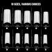 Nail Tips and Glue Kit: Venares 500Pcs Oval False Nails with 10 Sizes, French Tips, Nail Files, Buffer Blocks, Brush, Clipper - Natural Falses with Glue Gel - Buy Online on GoSupps.com