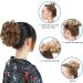CPJJ 1 item Fluffy meatball head Hair ponytail extension Fake ponytail Hairpiece Hair Ribbon Ponytail Extensions Hair Extensions Wavy Curly Messy Hair Bun Extensions Donut Hair Chignons(B) - Buy Online on GoSupps.com