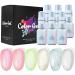  ZASCHMOY Cat Eye Gel Polish 7ml 6 Colors Soak Off Nail Polish Long Lasting 30 Days Odorless Organic Texture with Bleach Effect for Manicure and Nail Art - Buy Online on GoSupps.com