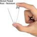 Large Safety Pins 2.2 inches (56mm)  Size 4  200 pcs  Nickel - Plated Steel (200) - Buy Online on GoSupps.com