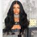 BGHJUE African Wig - Medium Long Volume Lace Front Human Hair Wig | Pre-Plucked Brazilian Straight Wig with Baby Hair - Buy Online on GoSupps.com