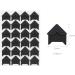 360 Pieces Self Adhesive Photo Corners  Naler 15 Sheets Photo Mounting Corners for Scrapbook  Picture Album  Journal  Black - Buy Online on GoSupps.com