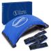 The Slumbar Back Stretcher and Posture Corrector. Relieves Back Shoulder Neck and Sciatic Pain. Postural Support and Relief. Free Ebook and Stretching Strap Standard