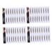 Healeved Fake Eyebrow Stickers 4pcs Eyebrow Stickers Authentic Eyebrows Hair 4d Transfer Stickers Water Transfer Paper with Ink