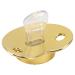 Luxury Baby Pacifier - Soft Silicone Nipple with Chain Clip for Newborns 6-18 Months - Gold - Buy Online on GoSupps.com