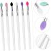 Hemoton 18 Pcs Eye Shadow Brush Cream Eyeshadow Lip Brush Eyeshadow Brush Kit Transparent Plastic Handle - Buy Online on GoSupps.com