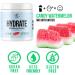 Hydrate Powder Candy Watermelon CoffeeOverCardio (30 Servings) - Hydration Supplement  Electrolyte Powder  Sugar Free  Keto Friendly  with Pink Himalayan Salt and CocOganic Coconut Water - Buy Online on GoSupps.com