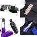 Fankexi 2-in-1 Portable Glasses Cleaner Kit 5-Piece Carbon-Injected Brush for Sunglasses & Eyeglasses - Buy Online on GoSupps.com