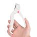 KADS Acrylic Nail Clipper Adjustable Stainless Steel Nail Tip Cutter Artificial Fake Nail Trimmer for False Nail Art Manicure Project
