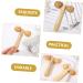 GLEAVI Hand Tool - 2-Piece Roller Massage Hammer | Wooden Scroll Wheel Portable Roller (11x3.8CM) for Relaxation and Pain Relief - Shop Internationally - Buy Online on GoSupps.com