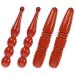 Healeved 4 pieces acupuncture rod skin care tool Pressure point massager massage tab for body acupressure rod massage unique massage devices foot massage sticks portable wooden 13x2.5cm colored