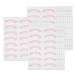 Entretoise de Bande de Paupi re 22 14 2 175 Paires D'Autocollants D'extension de Cils Autocollants de Positionnement des Yeux Autocollants de Cartographie des Cils