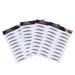 Angoily 4pcs Eyebrow Stickers Waterproof Eyebrow Brown Eyebrow Tool 3d Shaping Post Paper