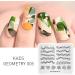 KADS Nail Stamping Plate GE005 - Geometry Template for DIY Nail Art - Buy Online on GoSupps.com