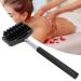Telescopic Back Massage Tab - Adjustable Ergonomic Handle for Pain Relief | Flexible Back Roller for Men & Women (Black) - Buy Online on GoSupps.com
