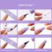 Makartt Poly Nail Extension Gel: Nail Thickening Acrylic Extension - Starter Clear Builder Polish Purple - Buy Online on GoSupps.com