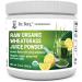 Dr. Berg's Raw Wheatgrass Juice Powder (60 Servings) - USDA Certified Organic Wheatgrass Powder w/ Chlorophyll, Trace Minerals & Natural Enzymes - Ultra-Concentrated - Lemon Flavor w/ Stevia 1 Pack 5.8 Ounce (Pack of 1)