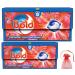 Bold All-in-1 Pods Laundry Washing Capsules 25capsules Built in Lenor Softener Desert Rose Scent 2Pk + Our Gift for You: Organza Small Bag Size: 9x7x0.1cm
