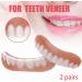 LIQIU Elastic Teeth - Upper & Lower Dentures - Natural Color for Comfortable Fit, Protects & Restores Confident Smile - Buy Online on GoSupps.com