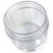 Beauticom 6 Piece 1 oz. Clear Acrylic Jars with Flat Lids for Creams Lotions Makeup & Samples - Ideal for Cosmetics & Herbs - Buy Online on GoSupps.com