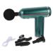 1 set of fascia gun USB-charger USB chargers device for muscle relaxation body deep muscle massage device Tool muscle-fascia massage gauge fascia massage device portable 14x14x4.3cm green