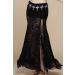 ZLTdream Retro Jacquard Lace Belly Dance Skirt with Safety Pants - Black - Buy Online on GoSupps.com