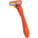 BIC 3 Hybrid Men's Triple-Blade Razors for Men Long Curved Handle for Easy Grip Pack with 1 Handle and 6 Refills - Buy Online on GoSupps.com
