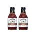 Al Amin Foods Kinder's Organic Roasted Garlic Marinade & Dipping Sauce Premium Quality 2 Glass Bottles 20.5 oz. (581g) each