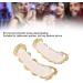 Syrisora Hip Hop Prop Teeth Set - Golden Suit Halloween Party Decoration & Gift | International Shipping Available - Buy Online on GoSupps.com