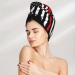 Hair Towel Wrap for Fast Drying | USA Flag Design | Hair Drying Towel Turban with Button - Buy Online on GoSupps.com
