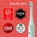 Hum by Colgate Smart Electric Toothbrush Kit - Teal Green, Rechargeable Sonic with Bonus Replacement Head & Travel Case - Buy Online on GoSupps.com