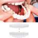 Pair Snap-On Teeth Veneers for Men & Women | Perfect Fake Tooth Denture Kit for a Confident Smile - Buy Online on GoSupps.com