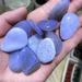Natural Crystals and Stones 100g 10mm-20mm Natural Blue Lace Agate Tumbled Gemstones Crystal Gravel for Stone for Decoration kaixun