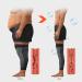COLORCASA 2 Pairs Tourmaline & Mugwort Self-Heating Knee Sleeves - Wormwood Acupressure Pads for Men and Women (2XL, Black+Orange) - Buy Online on GoSupps.com