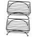 Amosfun 2 Pcs Four Leg Dish Towel Rack Soap Storage Kitchen Sink Rack Dish Sponge Rack Soap Holder Bath Sponges Sink Drain Rack Sinks Metal Kitchen Drain Rack Iron Household Storage Rack