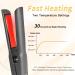 Cordless Hair Straightener - Portable Flat Iron Fast Heating Adjustable Temperature Type-C Rechargeable Mini Travel Size (Grey - Buy Online on GoSupps.com