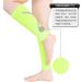 Leg Compression Sleeve - Comfortable Footless Socks for Fitness & Running | Fluorescent Green | Shin Splint Relief - Buy Online on GoSupps.com