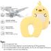 JOYRAVO Kids Travel Pillow - 2-in-1 Deformable Neck Pillow with Cute Plush Yellow Duck - Comfy Travel Companion for Airplanes and Cars - Buy Online on GoSupps.com